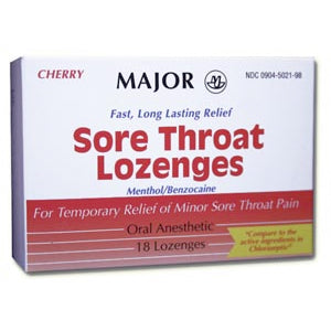 Sore Throat Lozenge, Cherry, BX18