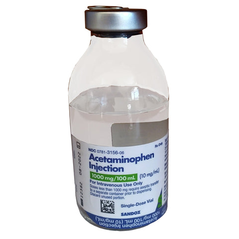 Ofirmev Analgesic Acetaminophen 1000mg/100mL Vial