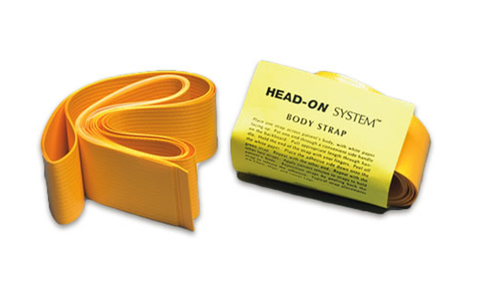 Compliance Medical Adhesive Body Straps for Head-On System™, Yellow (PK/3)