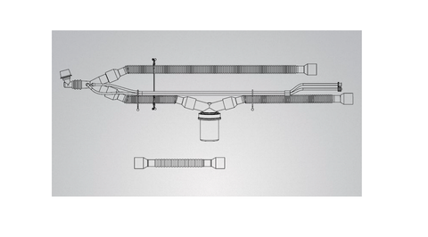 CareFusion EnVe® Patient Circuit, Pediatric with Elbow & Water Trap (10/CS) *DISCONTINUED ITEM*