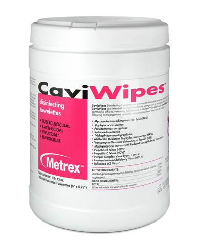 CaviWipes® Disinfectant Towelettes, Canister (160/Wipes)
