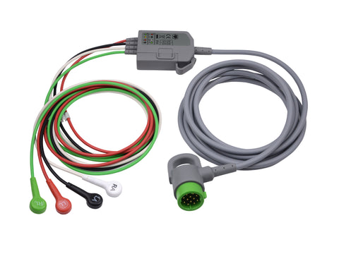 Physio-Control LIFEPAK® 12 / 15 ECG Trunk Cable with AHA Limb Leads, 8ft, Caretech® (ea)
