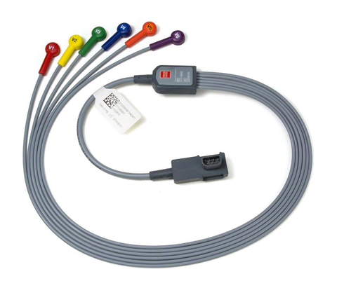 Physio-Control LIFEPAK® 12 / 15 ECG Patient 6-wire Pre-Cordial Lead Attachment Cable (ea)