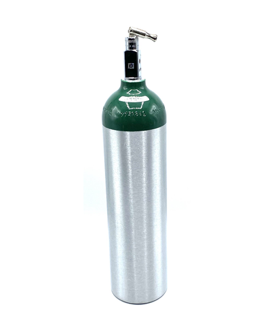 Meret Aluminum D Size Oxygen (O2) Cylinder Tank (ea)