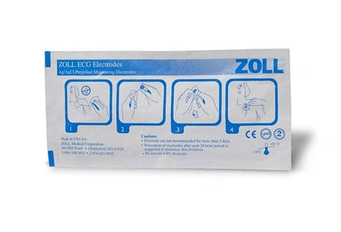 ZOLL ECG Electrodes, 6/PK (200 Pouches, 600 Electrodes)