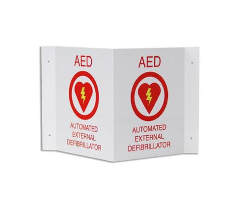 ZOLL Projection AED Wall Sign, New