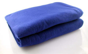 Fleece Emergency Blanket, Blue 60x84"