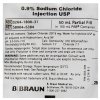 B Braun® 0.9% IV Solution, Flexible Bag, 50mL (ea)