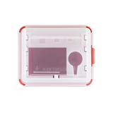 Sharps Container 1qt Red 4.3x3.5x6.5" Slide Lid Plastic Ea