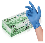 Emerald Powder-Free Nitrile Exam Gloves, Blue, 3 Mil, BX/100 (multiple options)
