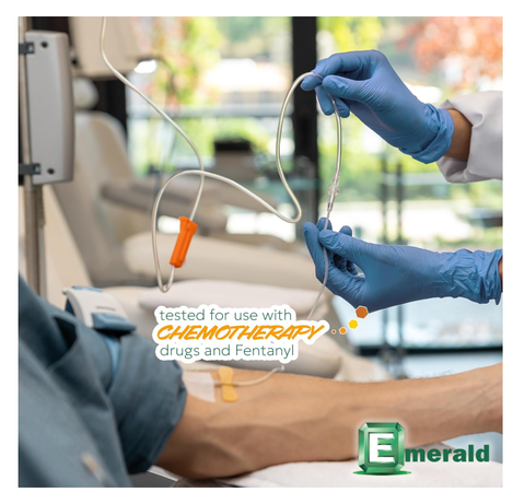 Emerald Powder-Free Nitrile Exam Gloves, Blue, 3 Mil, BX/100 (multiple options)