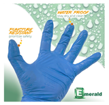Emerald Powder-Free Nitrile Exam Gloves, Blue, 3 Mil, BX/100 (multiple options)