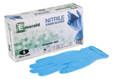 Emerald Powder-Free Nitrile Exam Gloves, Blue, 3 Mil, BX/100 (multiple options)