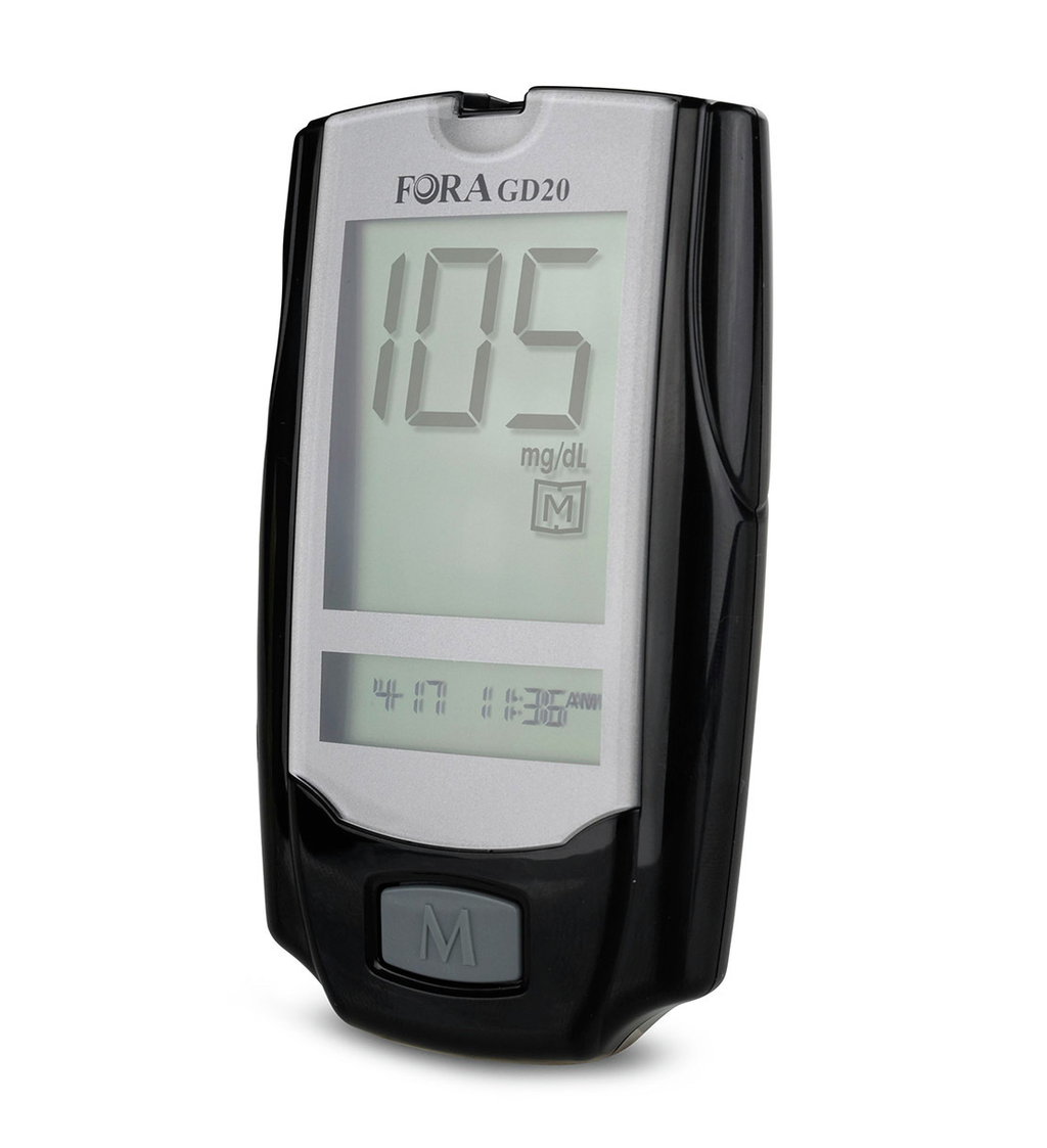 Fora GD20 Blood Glucose Monitoring System Kit (ea)