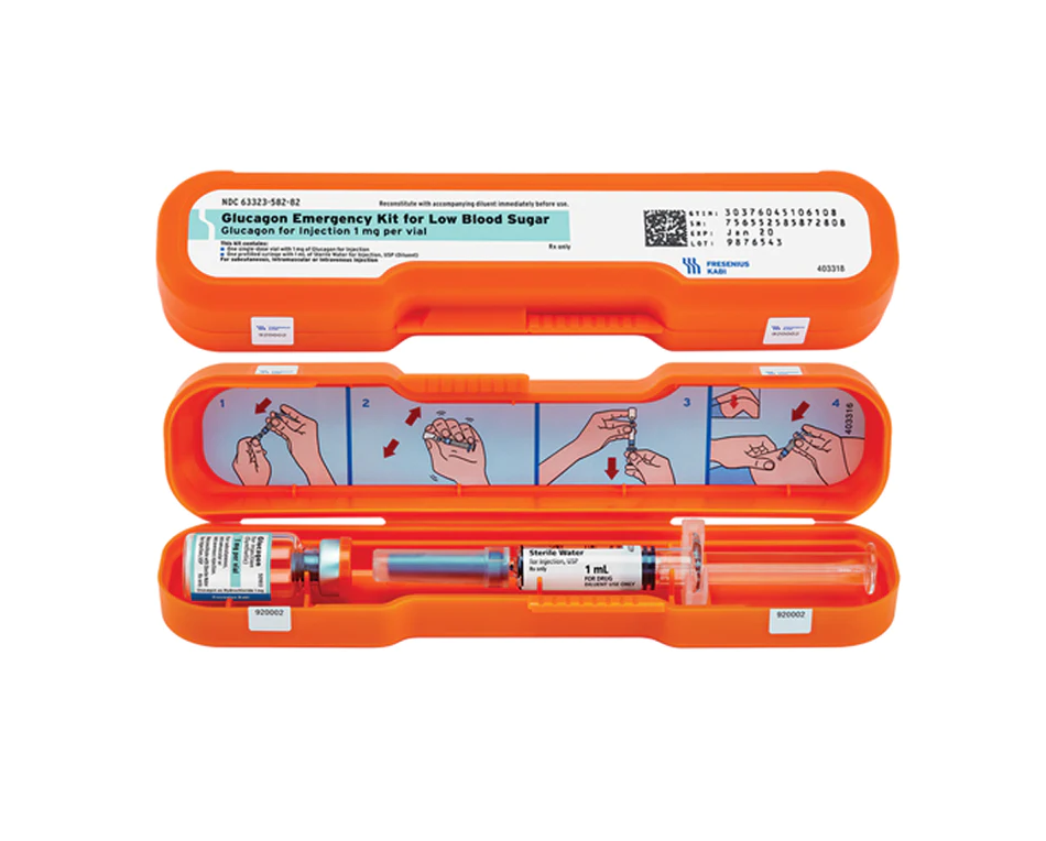 Glucagon Emergency Kit - 1 mg/mL