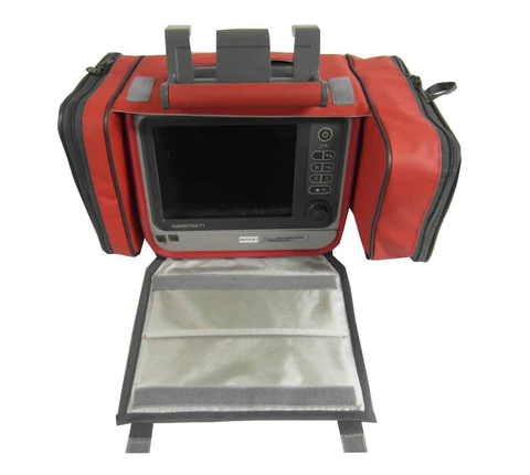 Carry Bag w/Side Pouches, Red, Hamilton® T1 Transport Ventilator (ea)