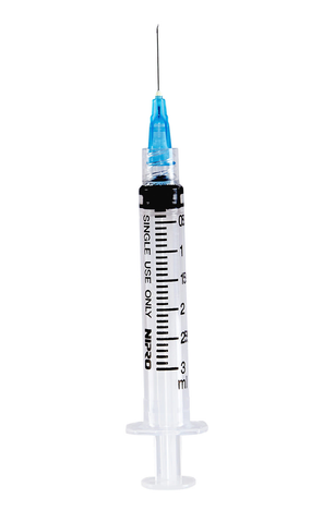 Nipro Diagnostics Syringe / Needle Combo, 1cc, 25g 5/8, TB, Disposable (BX/100)