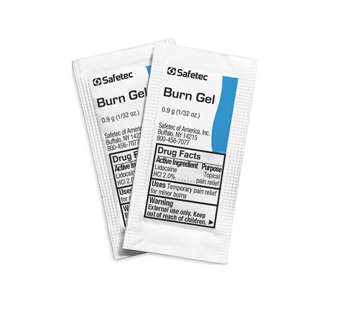 Safetec Burn Gel, 0.9 Gram Pouch (BX/144 Pouches)