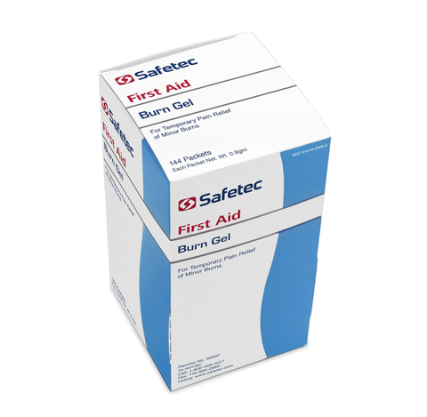 Safetec Burn Gel, 0.9 Gram Pouch (BX/144 Pouches)