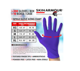 Leonard Lang SKIN ARMOUR® Nitrile Exam Gloves, 200/BX (multiple options)
