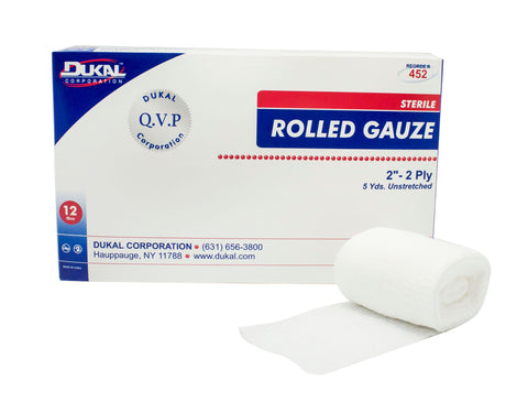 Rolled Gauze Sterile 2-in.