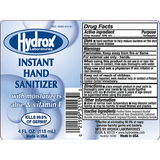 Hydrox Hand Sanitizer Unscented