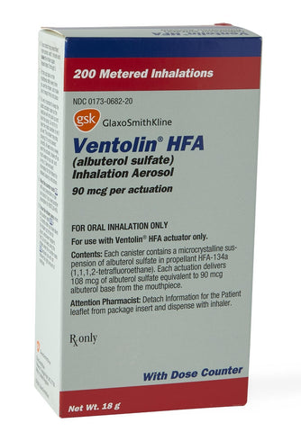 Ventolin HFA Inhaler, 60 Doses