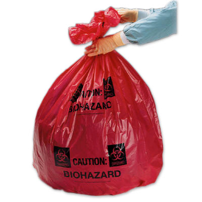 Medegen Biohazard Waste Bag, 10 gallon