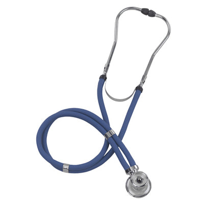 Mabis Legacy Sprague Rappaport-Type Stethoscope, Blue