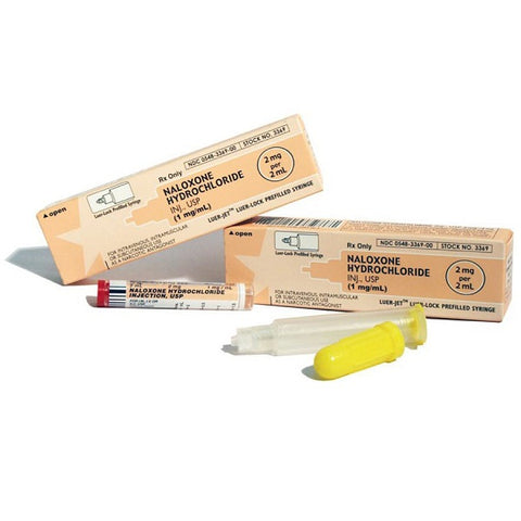 Naloxone 1MG/ML 2mL Needleless HCI Injection, USP