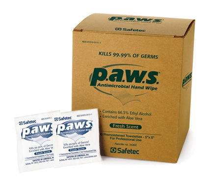 PAWS Antimicrobial Hand Wipes
