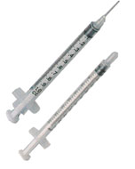 EXELINT International®, 1cc TB Syringe, Luer Lock w/Cap
