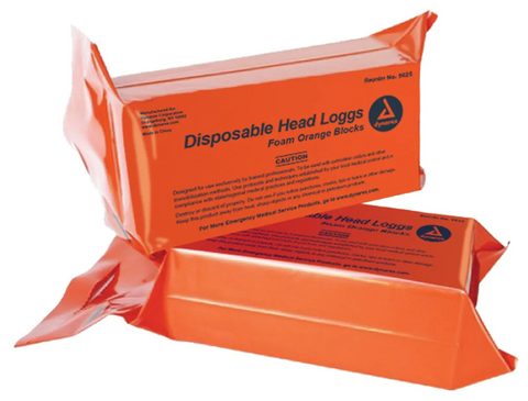 Dynarex® Head Loggs, Disposable, Orange (CS/16)