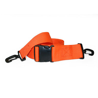 5ft Disposable Polypropylene Strap with Plastic Swivel Ends-Orange