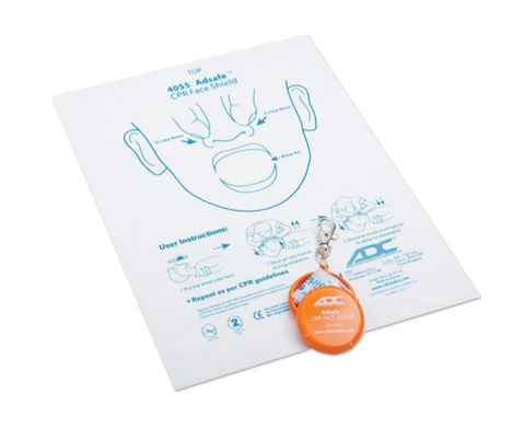 ADC® Adsafe™ CPR Face Shield with Keychain Case (multiple options)