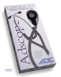 ADC® Adscope® Cardiology Stethoscope, Burgundy (ea)