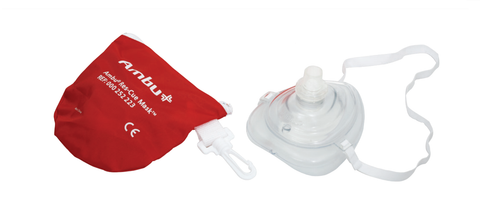 Ambu® Res-Cue™ Mask with O2 Inlet and Soft Case (ea)