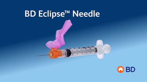 BD Eclipse™ 5cc Luer-Lok Syringe w/ 22g x 1.5" Needle (BX/50)