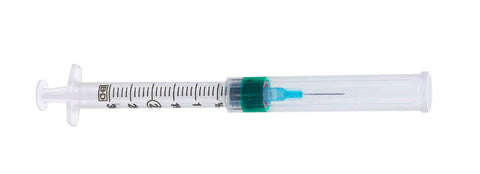 BD Safety-Lok 5cc Syringe w/21g x 1.5" Needle (BX/100)