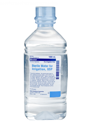 Baxter Sterile Water Solution, USP, 1000mL Bottle (ea)