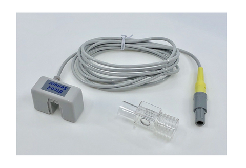 Caretech® CAPNOSTAT® 5 Compatible Mainstream CO2 Sensor, ZOLL® E & R Series (ea)