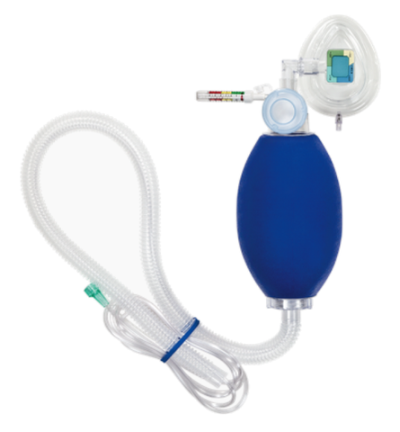 Gromed Autoclavable Silicone AMBU BAG Type Manual Resuscitator for Adults  Capacity 1600ml/1.6ltr with Size 4 Face Mask, Color May Vary, Autoclavable  : Amazon.in: Industrial & Scientific