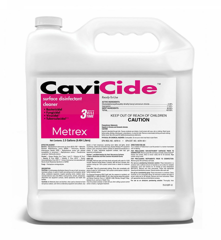 Cavicide® Surface Disinfectant Cleaner, 2.5 Gallon (ea)