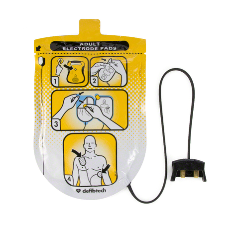 Defibtech Lifeline™, Lifeline™ AUTO AED Adult Electrode Pads (1 pair)