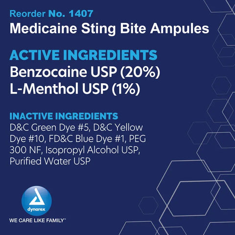 Dynarex® Medicaine Insect Bite (Ampule), 0.6cc (BX/10)