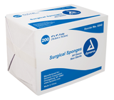 Dynarex® Gauze Surgical Sponge, 4" x 4", 8 ply, Non-Sterile (BX/200)
