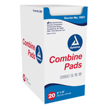 Dynarex® Abdominal Combine Pads, Sterile, 5" x 9" Box/20