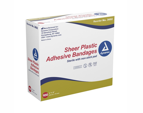 Dynarex® Adhesive Bandages 1" x 3" (BX/100)