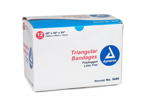 Dynarex® Triangular Bandage 40" x 40" x 56" (ea)