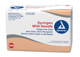 Dynarex 10cc Luer Lock Syringe w/22g x 1" Needle (BX/100)